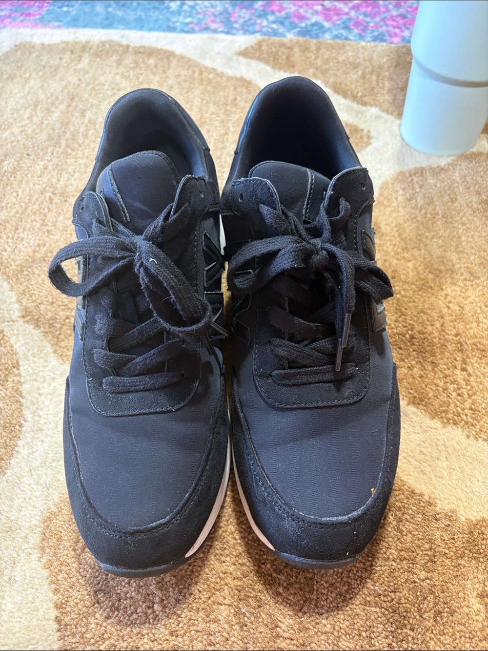 DKNY Black Lace-Up Women's Sneakers